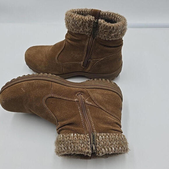 Khombu Women's Laura All Weather Booties TAN / Chestnut New in Box Size 8 - Picture 5 of 8